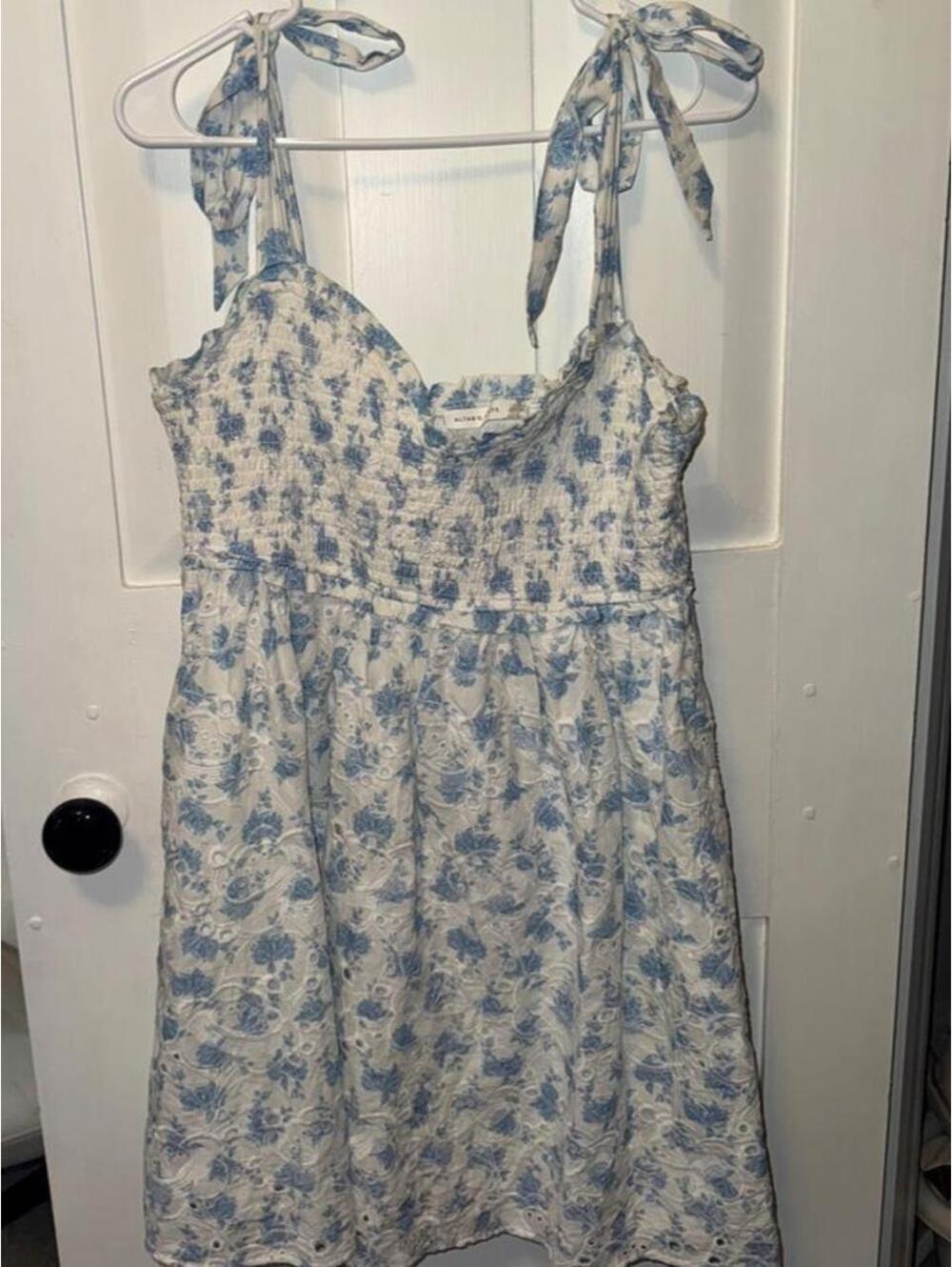 Altar'd State Women's Blue and Multi Dress